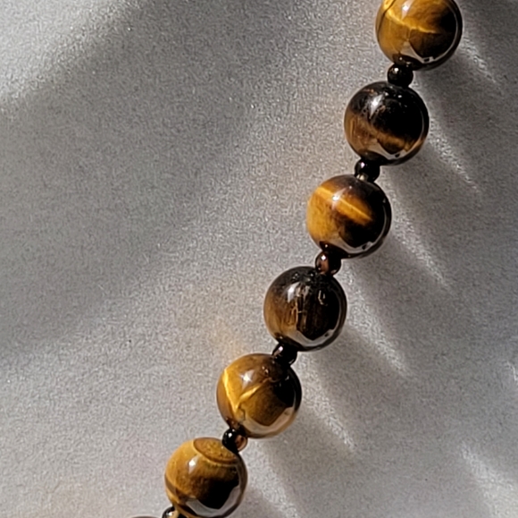 NEW Genuine Tiger Eye Necklace - Picture 4 of 6